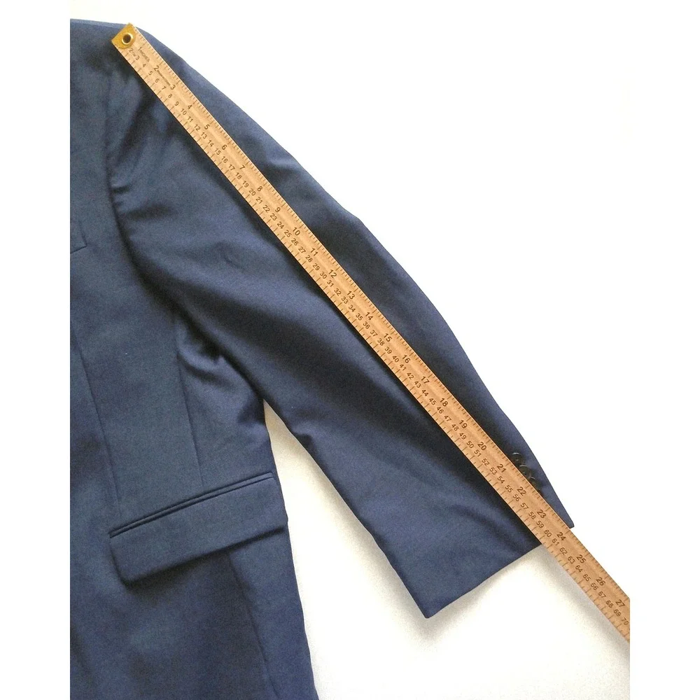 Tommy Hilfiger Blue Wool Blend Modern Fit Blazer Sports Coat Men's Size *44R